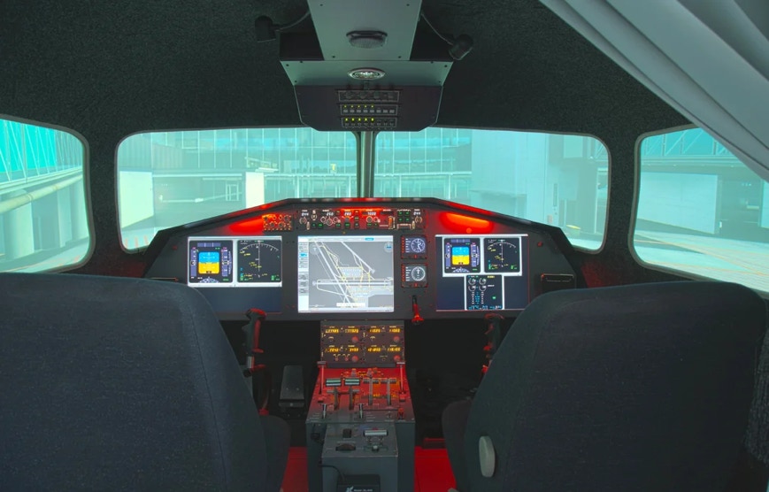 Flugsimulator Cockpit