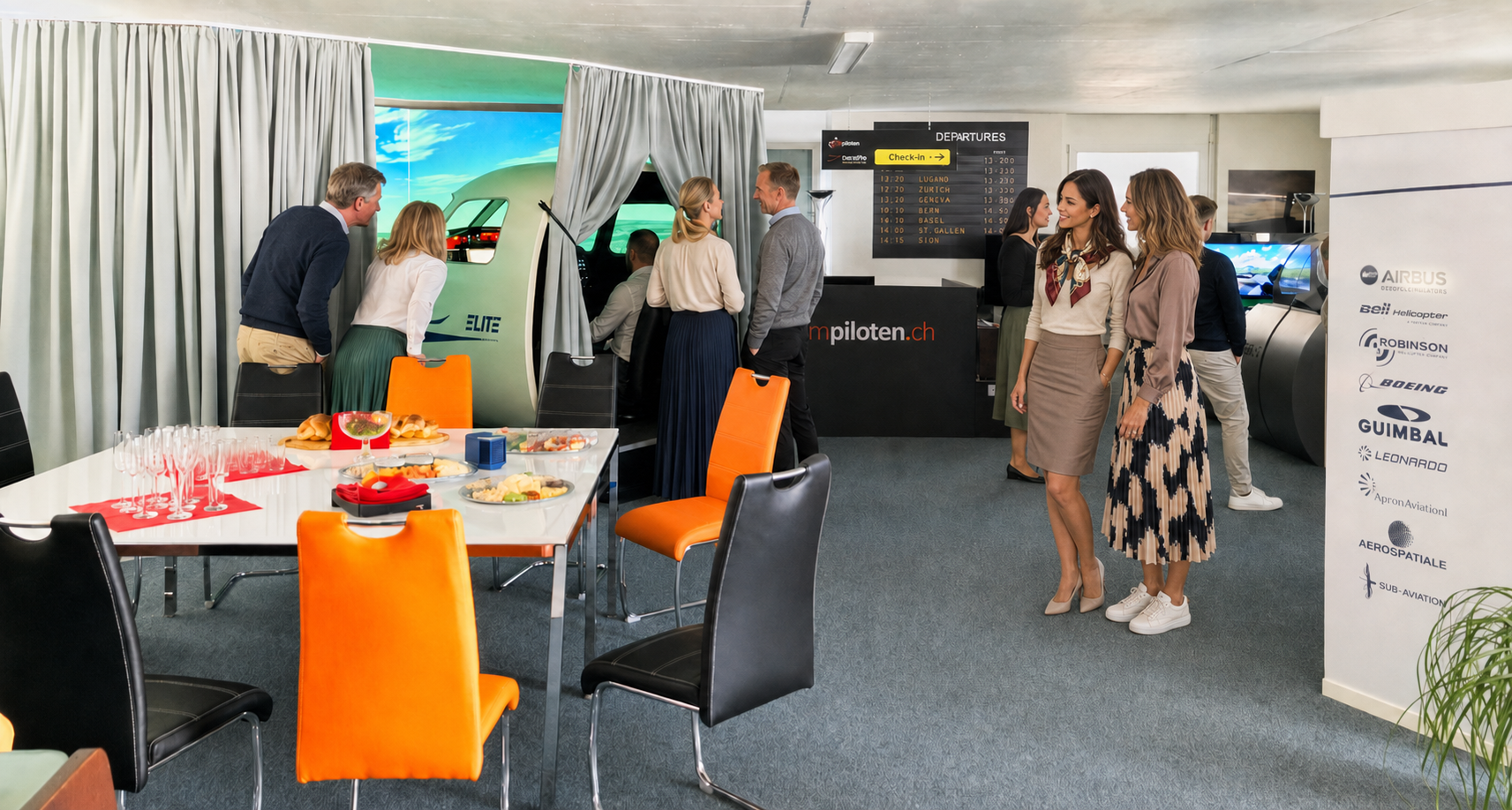 Teamevent im Simulationscenter